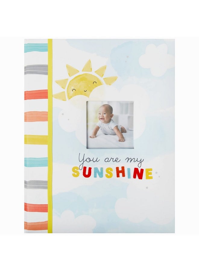 B2-24545 You Are My Sunshine Gender Neutral Baby Memory Book, 8.8