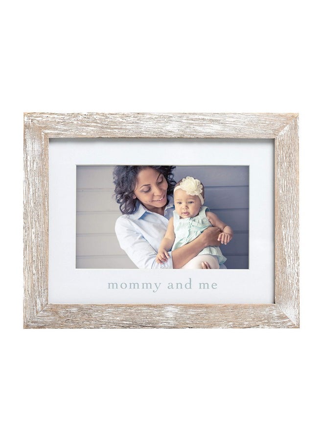 Mommy And Me Rustic Keepsake Picture Frame, New Mom And Expecting Mom Accessory, Gender-Neutral Nursery Décor, Distressed Photo Frame, 1 Count (Pack Of 1)