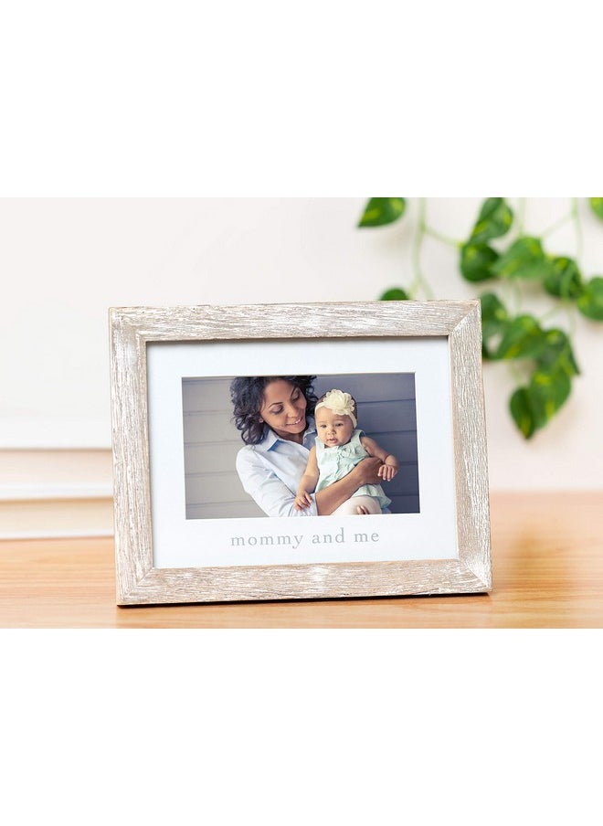 Mommy And Me Rustic Keepsake Picture Frame, New Mom And Expecting Mom Accessory, Gender-Neutral Nursery Décor, Distressed Photo Frame, 1 Count (Pack Of 1)