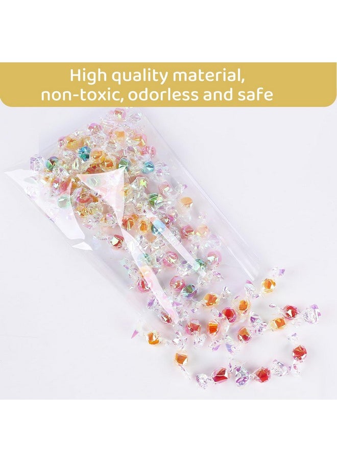 200Pcs Cellophane Bags Bulk, 6X9Inch Clear Gift Bags Christmas Treat Bags With Ties Cookie Bags For Toast Candy Bakery Party Wrapping