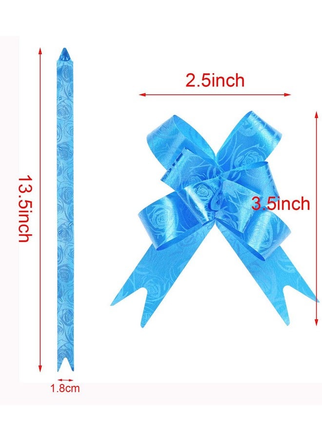 170Pcs 17 Colors String Bows Basket Pull Bows Gift Knot Ribbon Present Wrapping Décor Bows For Birthday Wedding Christmas New Year Party Ornament, 1.8Cm Width