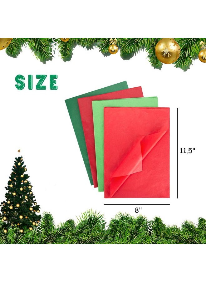 450 Sheets Christmas Tissue Paper For Gift Bags, 11.5×8 Inch Art Tissue Paper Bulk For Crafts Diy Home Decoration