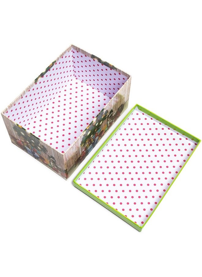 10 Pack Christmas Nesting Gift Boxes With Lids For Presents, Decorative Nested Holiday Gift Wrap, Get Creative With Festive And Fun Nesting Xmas Gift Boxes (10 Sizes), Green