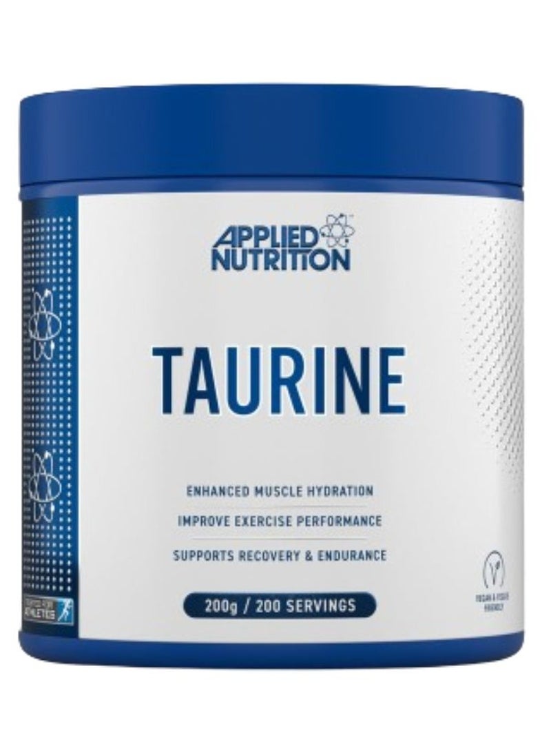 Applied Nutrition, Taurine, Enhanced Muscle Hydration, 200g, 200 Servings