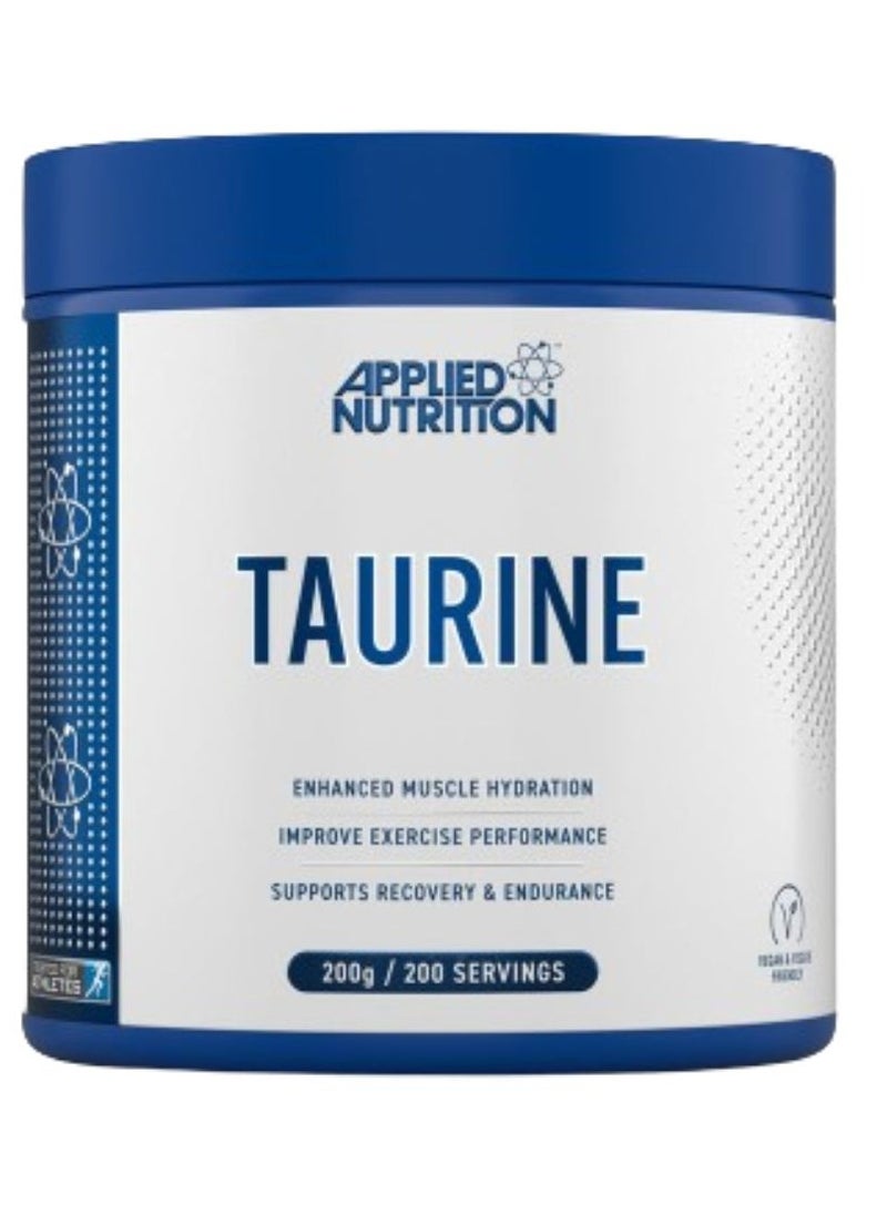 Applied Nutrition, Taurine, Enhanced Muscle Hydration, 200g, 200 Servings