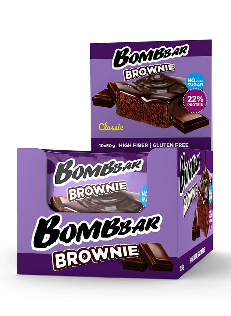 Bombbar Brownie Classic 50g Pack of 10