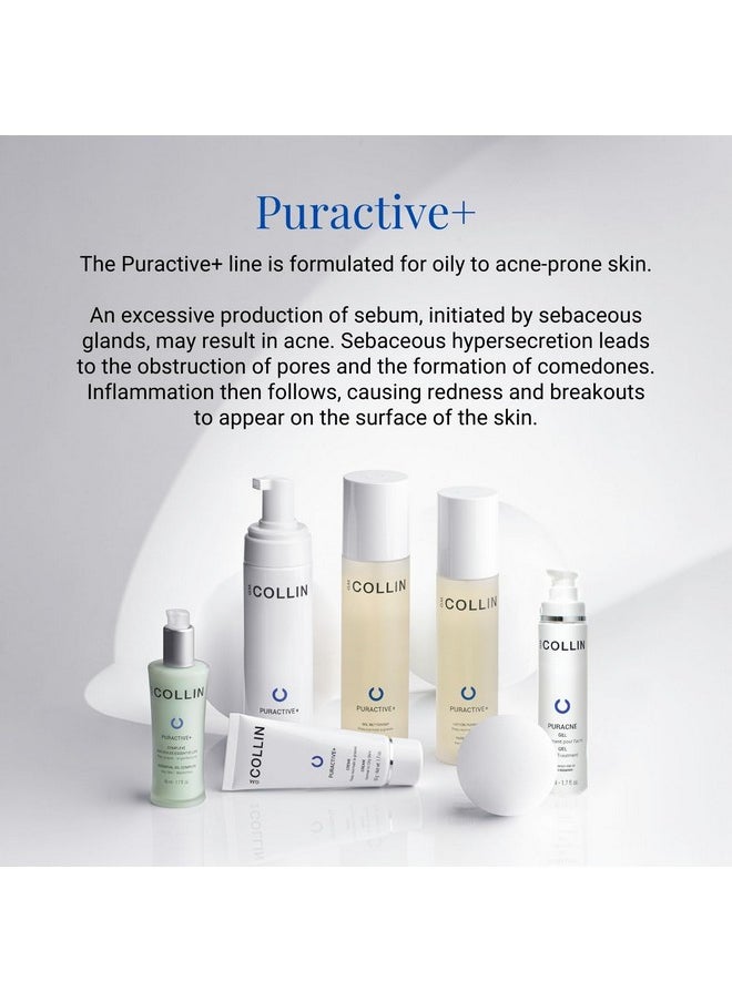 Puractive+ Cleansing Gel | Gentle Foaming Face Wash | Moisturizing Makeup Remover Cleanser For Oily To Acne-Prone Skin