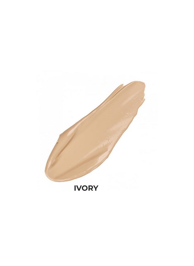 Foundation Stay Matte - Full Coverage Foundation - Long-Lasting & Waterpoof - Dewy & Flawless Finish - For All Skin Type - Organic & Oil-Free, 403-1.01Fl.Oz (Ivory)