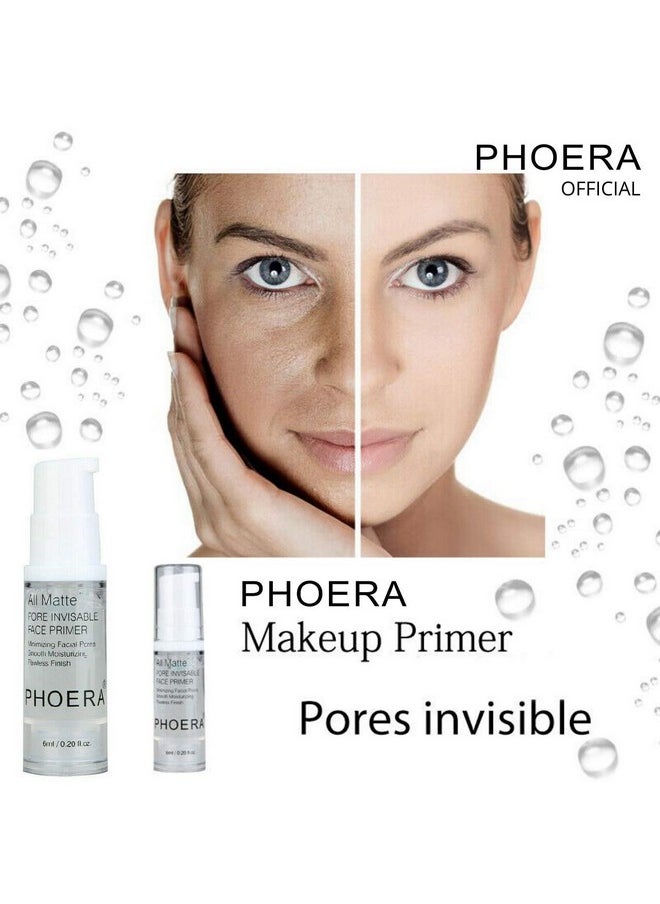 Face Primer Invisible Pores Base Oil Control Added Vitamins Makeup Base Pore Filler Moisturiser Matte Finish Long Lasting Makeup Skin Pore Minimizer Uk Cosmetics Aquapurity 6Ml…