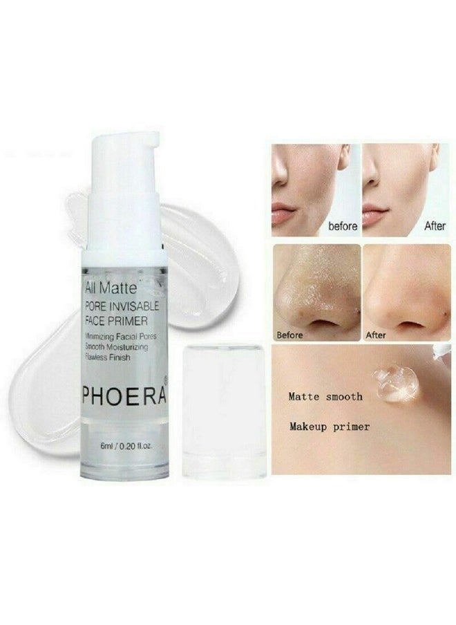 Face Primer Invisible Pores Base Oil Control Added Vitamins Makeup Base Pore Filler Moisturiser Matte Finish Long Lasting Makeup Skin Pore Minimizer Uk Cosmetics Aquapurity 6Ml…