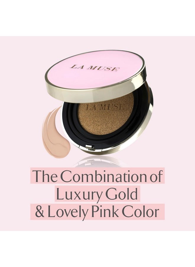 Correct Care Complete Cushion(1 Refill Included) | Long-Lasting, Natural Tone-Up, Moisture Foundation For All Skin Types | Lightweight, All-Day Full Coverage | Korean Cushion Foundation