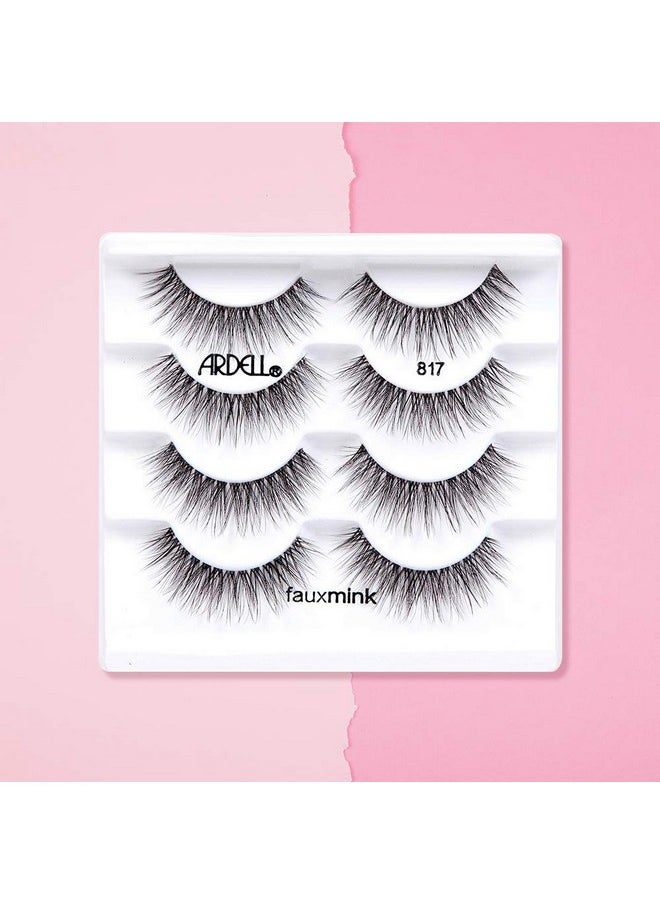 False Lashes Faux Mink 817 Multipack, 4 Pairs X 2 Pack