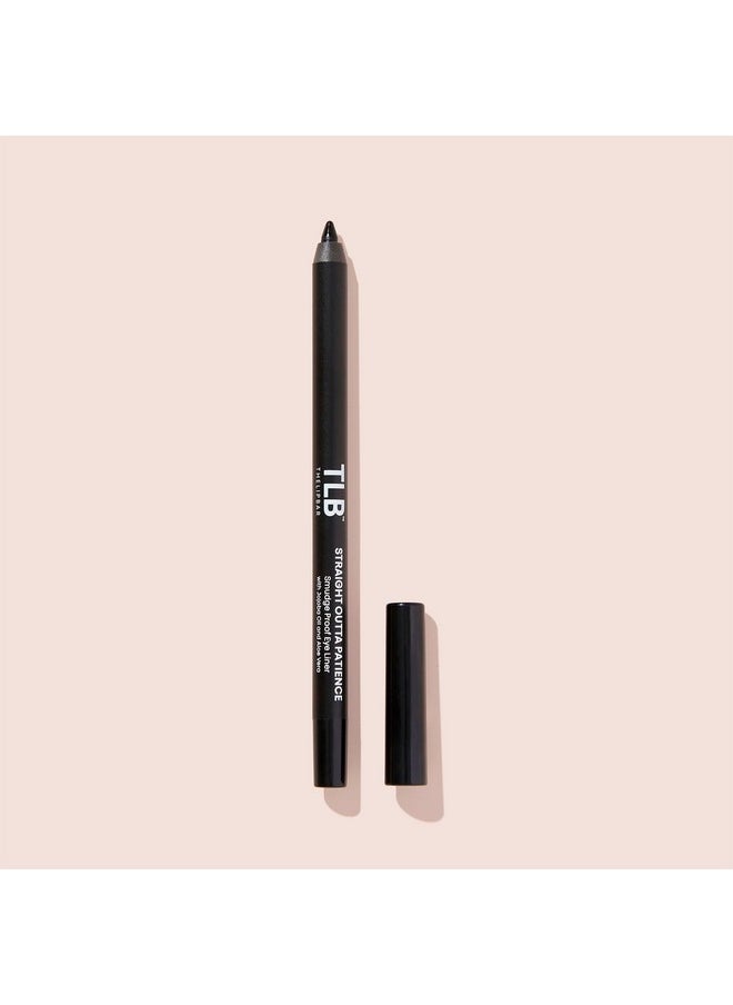 | Straight Line Eyeliner + Sharpener Kit | Easily Glides For Simple Application | Long-Lasting, Waterproof And Smudge-Proof | Infused With Jojoba Oil | Black