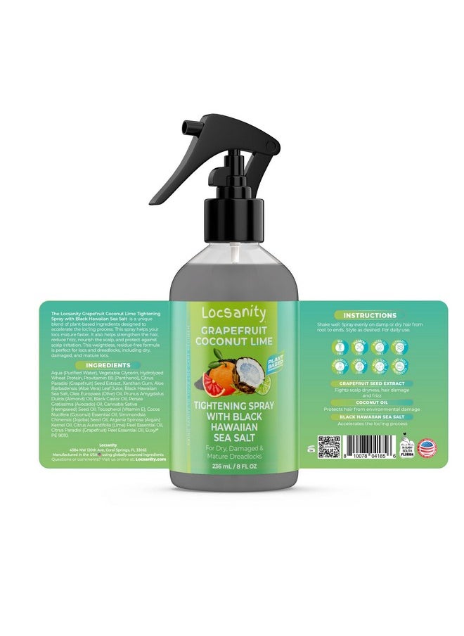 Grapefruit Coconut & Lime Moisturizing And Tightening Spray Mist W/Black Hawaiian Sea Salt