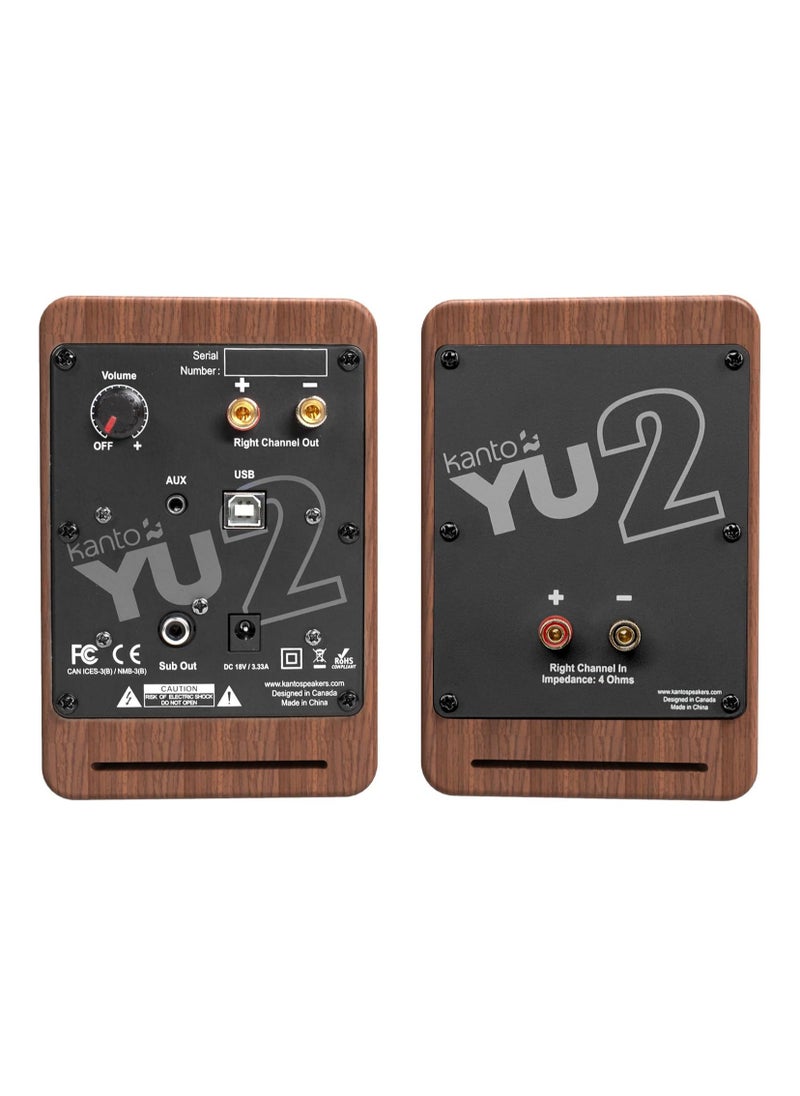 Kanto YU2 PC Gaming Desktop Speakers | 3