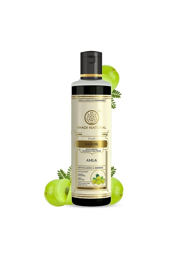Pure Amla Hair Oil | Paraben & Mineral Oil Free | Nourishing Formula For Healthy, Strong Hair | Enhances Shine & Reduces Hair Fall- 210 Ml
