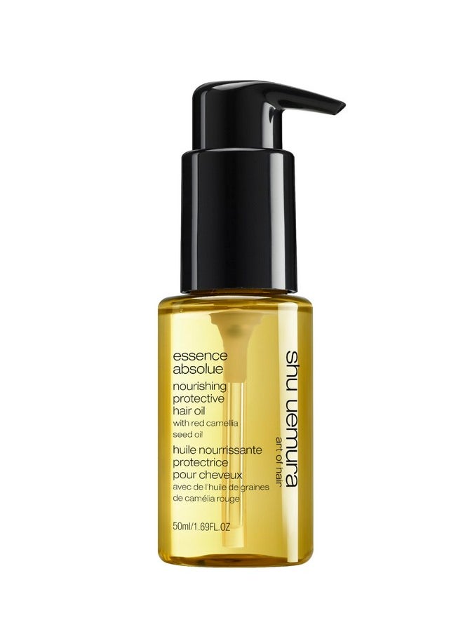 Shu Uemura Essence Absolue Nourishing Protective Hair Oil | Lightweight Multi-Benefit Hair Oil | Hydrates And Reduces Frizz | With Heat Protection | With Japanese Camellia Oil | All Hair Types | 50 Ml