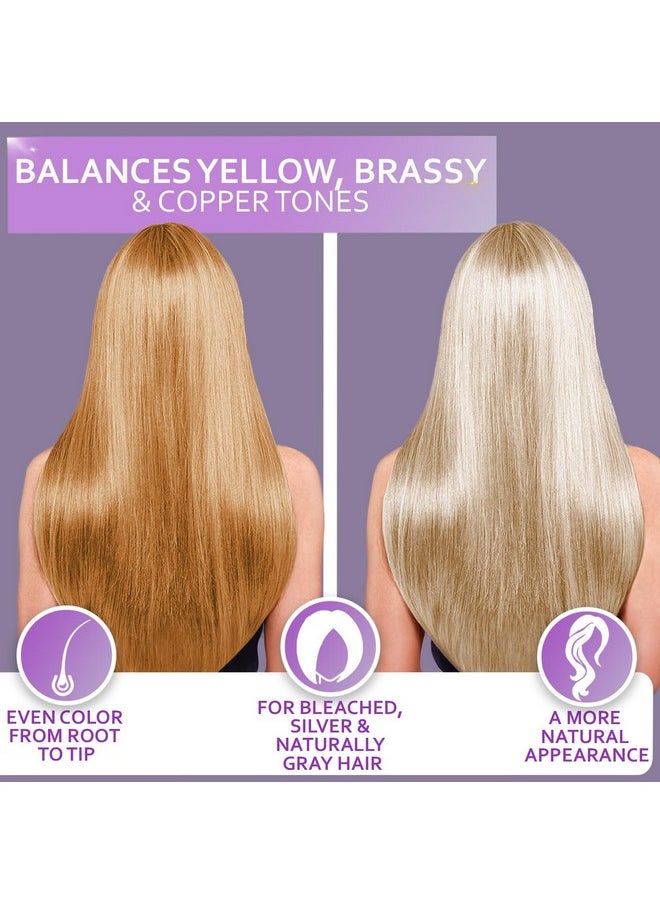 Purple Hair Mask - Deep Conditioner And Toner For Blonde, Brassy Hair - Hydrating Repair And After Bleach Treatment For Damaged And Dry Hair - Moisture Conditioning For Bleached Women And Men