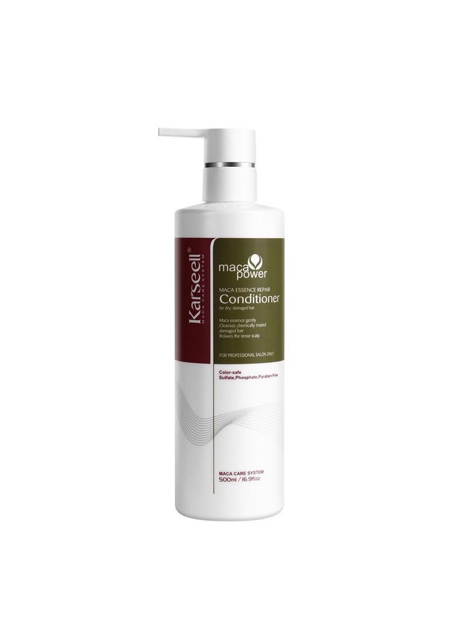 Conditioner Deep Restores Argan Oil Herbal Essence Hair Treatment Smooth Glossy For Dry And Damaged Hair 500Ml 16.9 Oz