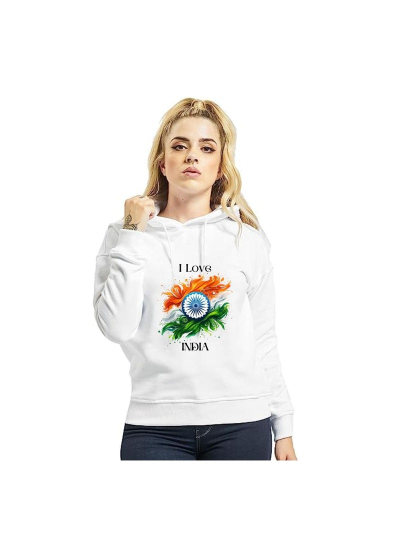 India Hoodies For Both Men And Women-Soft Cotton Pullover-Long Sleeve With Drawstring And Kangaroo Pockets-Ideal Unisex Hoodie For Indoor And Outdoor