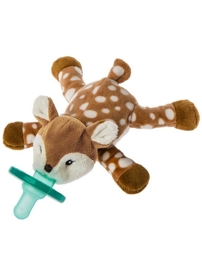 Wubbanub Infant Pacifier, 6-Inches, Amber Fawn