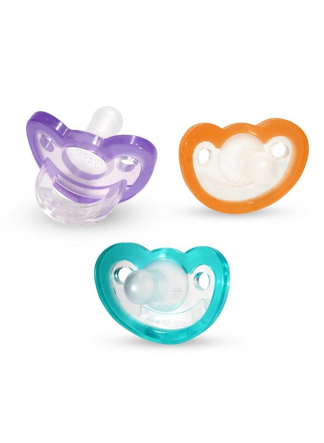 Jollypop Baby Pacifier Newborn, 0-3M (Variety, 3 Count)