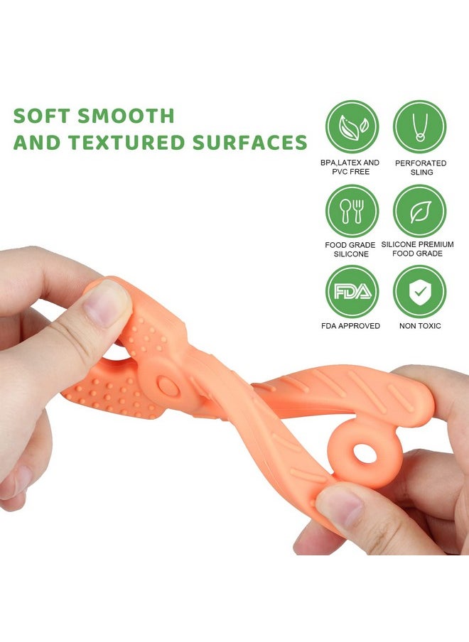 8 Pack Chew Baby Teething Toys For 0-12 Months, Freezable Bpa Free Silicone Baby Molar Teether Chew Toys, Hammer Wrench Spanner Pliers Hand Saw Shape Baby Girl'S Boy Car Seat Toy