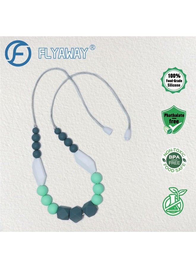 Sensory Chew Necklaces For Boys Girls, Silicone Chewy Necklace Sensory Toys For Kids With Autism Anxiety Adhd Spd, Sensory Chew Toys Reduce Chewing Biting Fidgeting For Adult Chewer