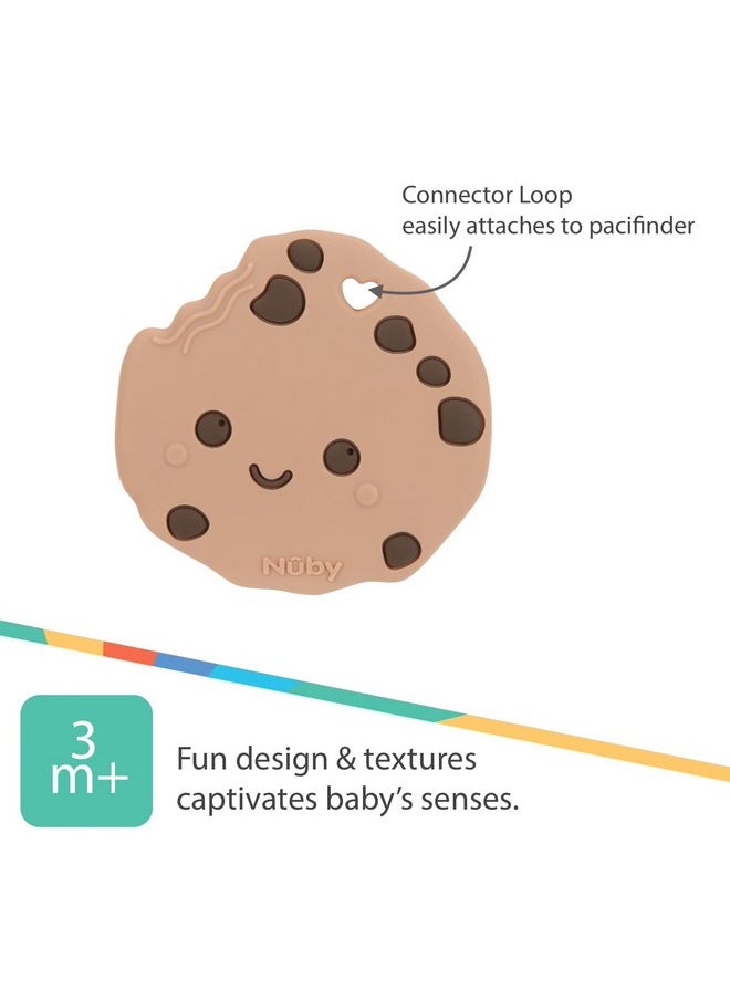 All Silicone Chocolate Chip Cookie Teether - 3+ Months