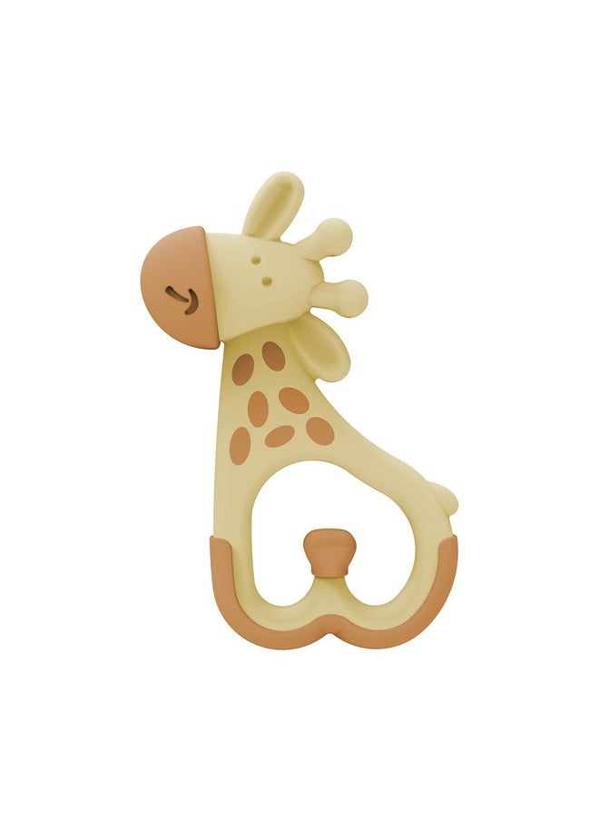 Ridgees Giraffe, Massaging Baby Teether, Designed By A Pediatric Dentist, Bpa Free, 3M+