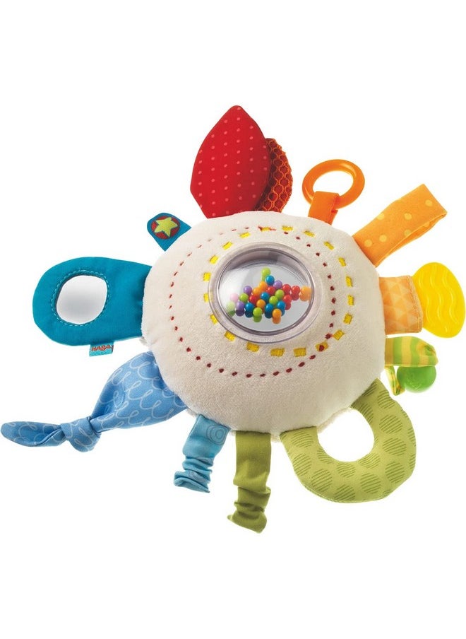 Teether Cuddly Rainbow Round - Soft Activity Toy With Rattling & Teething Elements,Multicolored