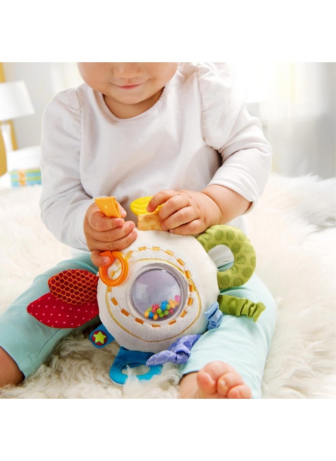 Teether Cuddly Rainbow Round - Soft Activity Toy With Rattling & Teething Elements,Multicolored