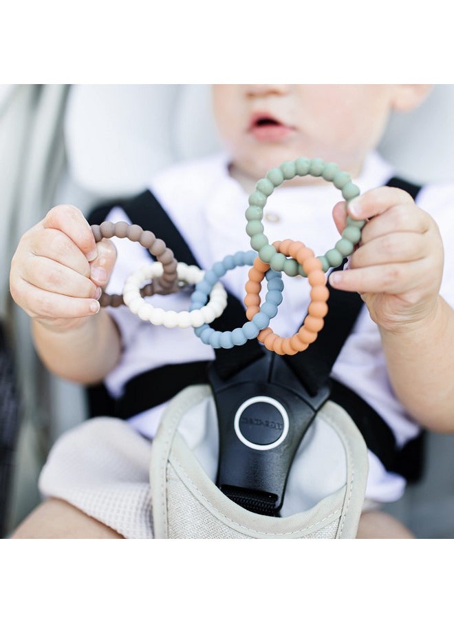 Cutie Clinks Attachable Teether Chew Toy For Babies (Handsome)