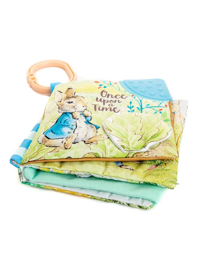 Peter Rabbit Soft Book With Toy, Teether And Crinkle, 5 Inches