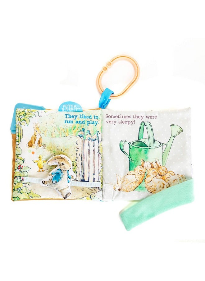 Peter Rabbit Soft Book With Toy, Teether And Crinkle, 5 Inches