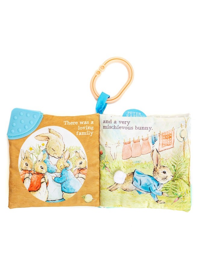 Peter Rabbit Soft Book With Toy, Teether And Crinkle, 5 Inches