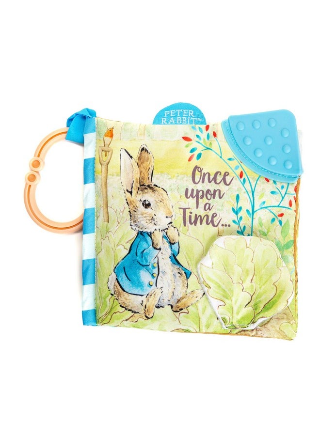 Peter Rabbit Soft Book With Toy, Teether And Crinkle, 5 Inches