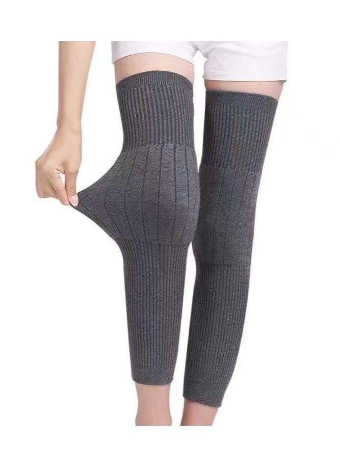 Unisex Winter Warm Cashmere Wool Knee Brace Pads, Thin Knee Sleeves for Sports & Daily Use, Soft Leg Warmers for Men and Women