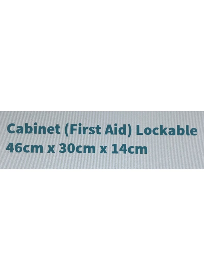 First aid box metal empty