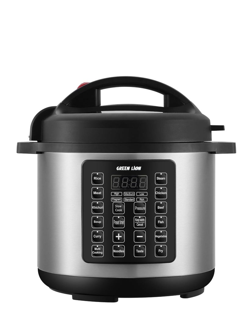 8L Electric Pressure Cooker, 14 Coking Moods, Capacity 8L, Auto warm function, Digital Display, One Button control, 24Hr Preset Function, Temperature Limit Protection