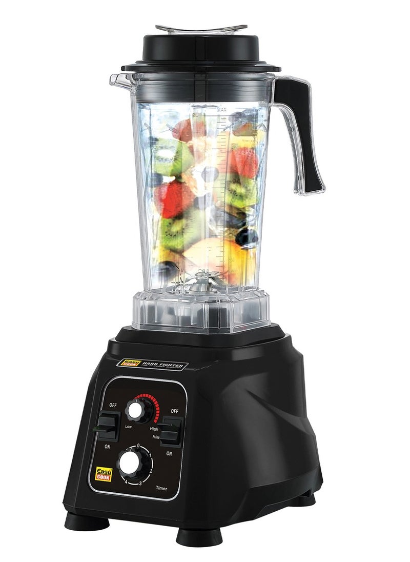 MH17 Hardfighter Hi-Power Blender - Black Panther Series | 1500 Watt Mixer Juicer Grinder | Heavy Duty Commercial Blender | 4x Performance | 30000RPM | Black