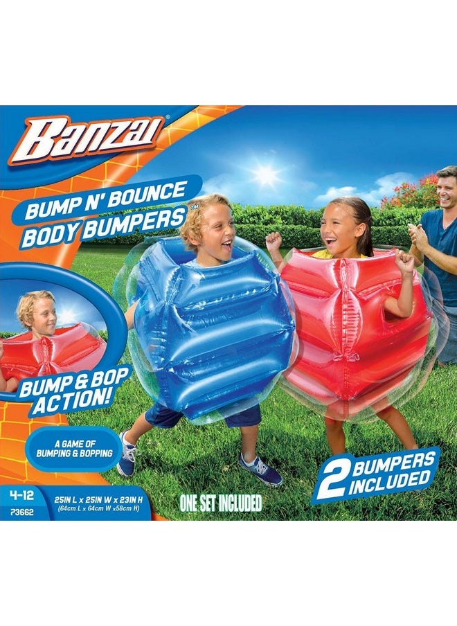 : Bump N' Bounce Body Bumpers, A Game Of Bumping & Bopping, 2 Bumpers Included In Red & Blue, Fun & Safe Cushion Inflatable Surface, For Ages 4 And Up