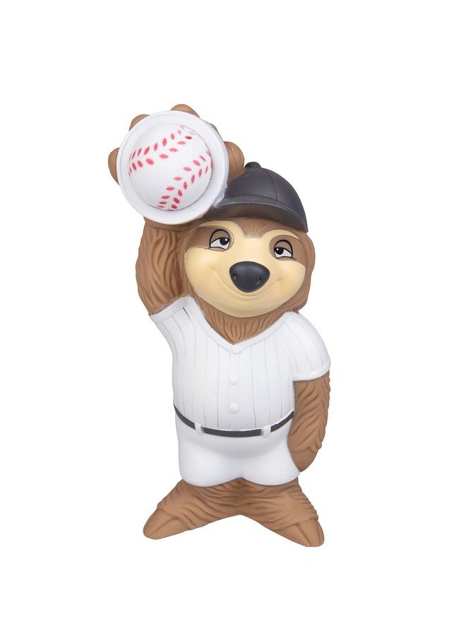 Baseball Sloth Ball Popper Toy - Christmas Stocking Stuffer Includes 4 Soft Foam Balls - Squeeze To Pop Air Powered Balls Up To 20 Feet - For Indoor/Outdoor Play - Gift For Kids, Girls, Boys