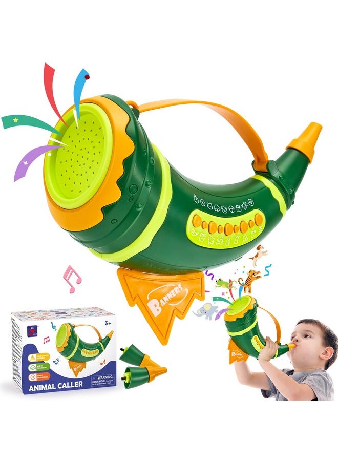 Animal Caller Toys With 30 Realistic Forest & Farm Animal Sounds Toys Toddlers 3-5, Loud Noisy Toys Annoying Kids Gifts, Backyard Outdoor Fun Hunting Toys Kids Nature Exploration Ages 3-8