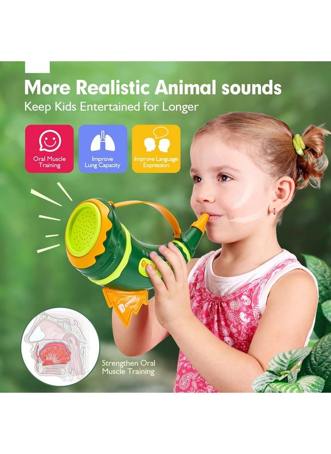 Animal Caller Toys With 30 Realistic Forest & Farm Animal Sounds Toys Toddlers 3-5, Loud Noisy Toys Annoying Kids Gifts, Backyard Outdoor Fun Hunting Toys Kids Nature Exploration Ages 3-8