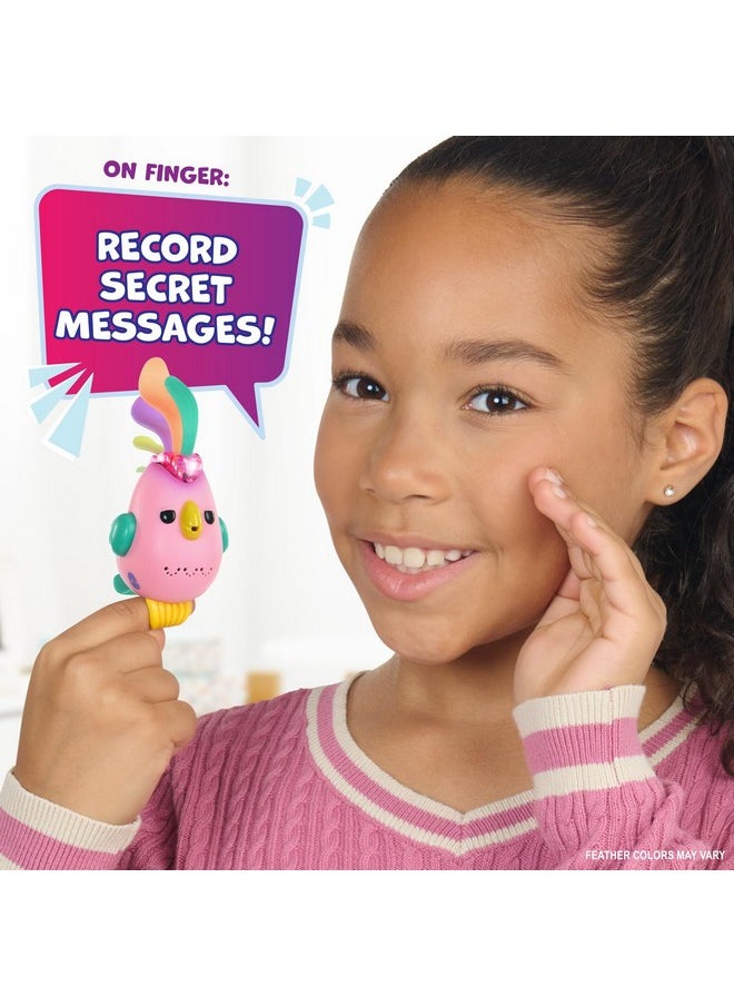 Sweet Tweets Interactive Bird - Record & Play Secret Messages, Includes 40+ Sounds & Reactions - Debbie (Pink)
