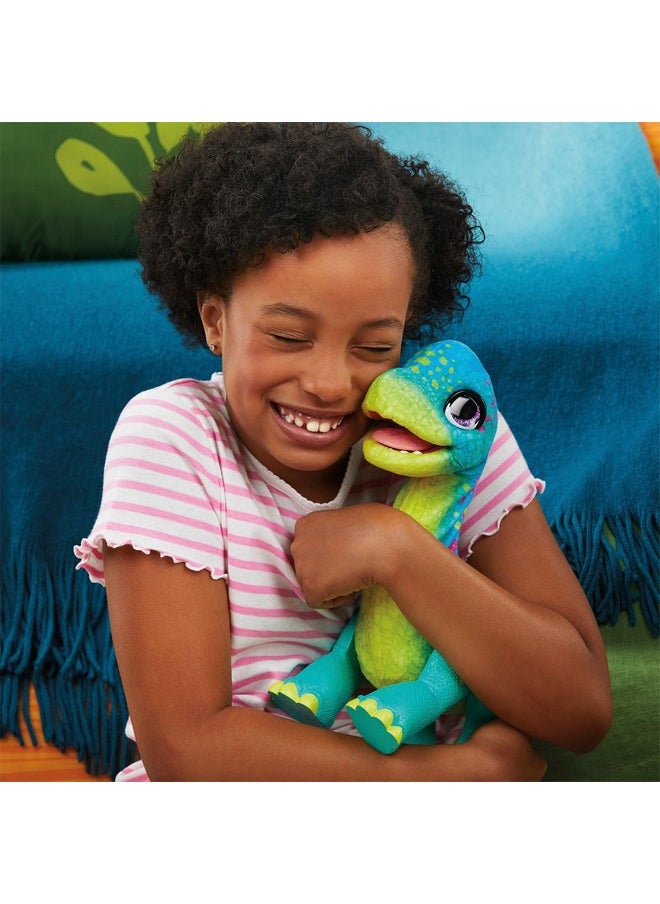 Nackin’ Sam The Bronto Interactive Toy 11-Inch Plush With Motions And Sounds, Kids Toys For Ages 4 Up By Just Play