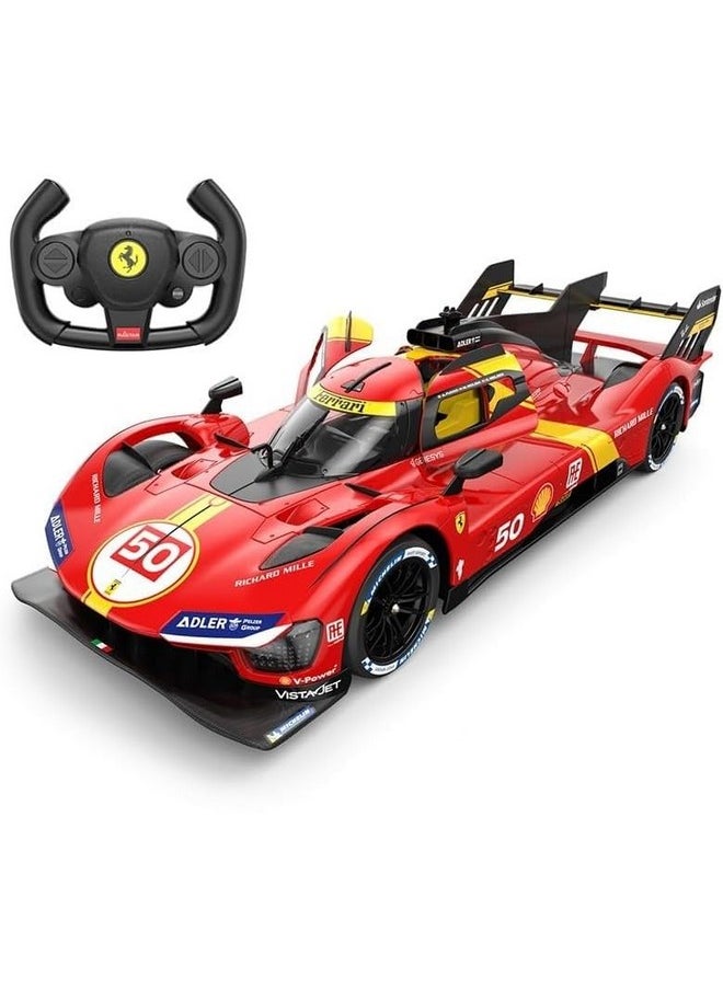 Rc Car 1/14 Scale 2.4Ghz Remote Control Car For Ferrari 499P #50 Le Mans Champion Racing R/C Toy Car Model Vehicle