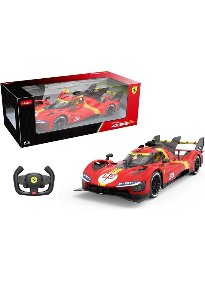 Rc Car 1/14 Scale 2.4Ghz Remote Control Car For Ferrari 499P #50 Le Mans Champion Racing R/C Toy Car Model Vehicle