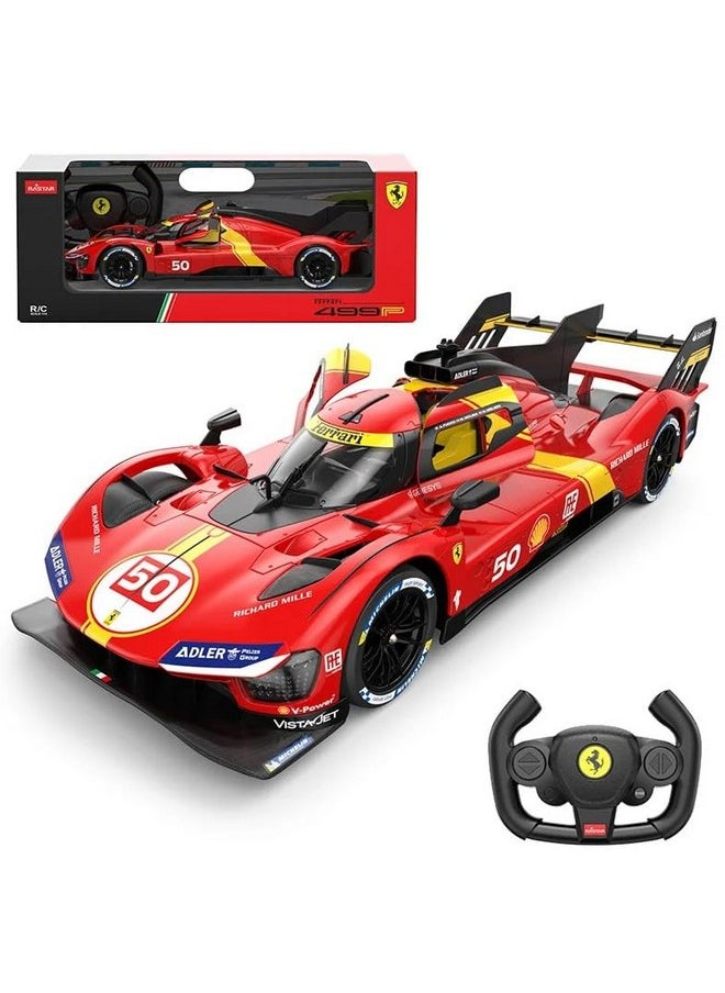 Rc Car 1/14 Scale 2.4Ghz Remote Control Car For Ferrari 499P #50 Le Mans Champion Racing R/C Toy Car Model Vehicle